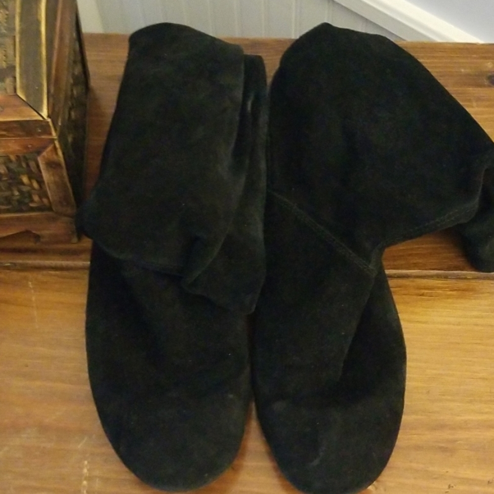 Style & Co Black Slouch Boots